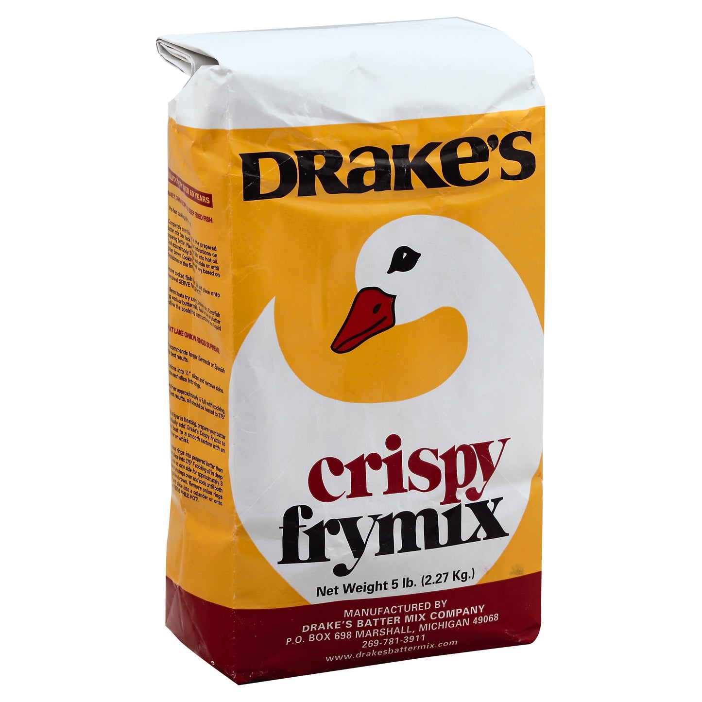 Drakes Mix Fry Crispy 5 Lb (Pack Of 10)