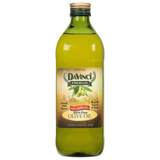 Davinci Oil Olive Pure 100% 33.8 oz (Pack Of 12)