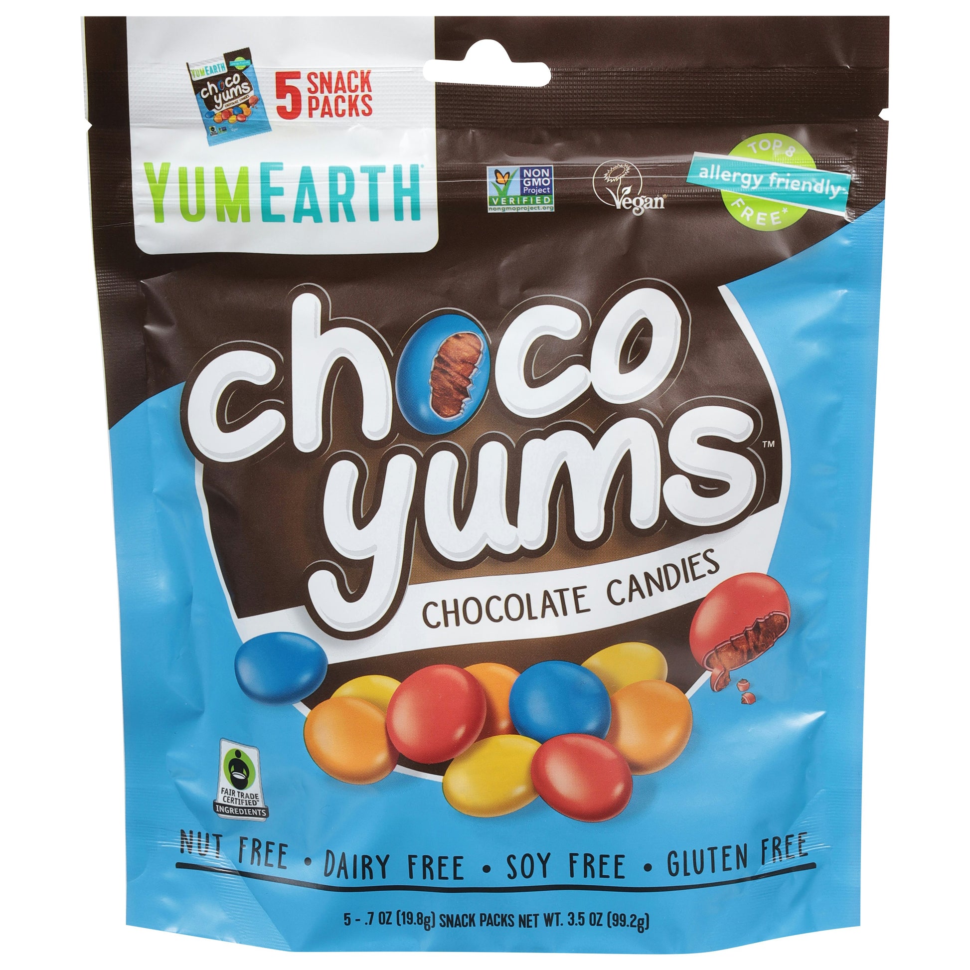 Yumearth Choco Yums 5Pieces Sup 3.5 Oz (Pack of 12)