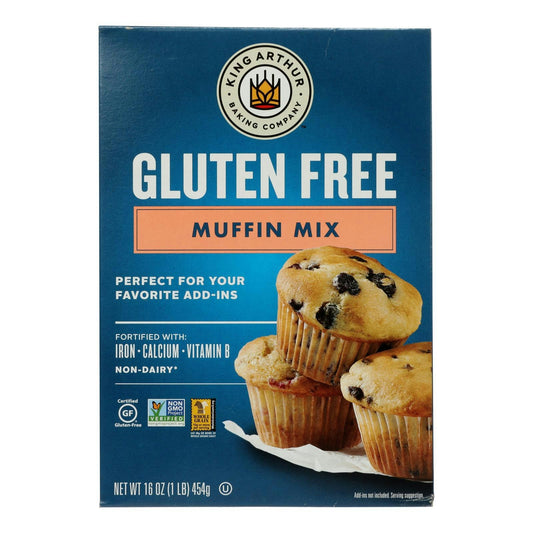 King Arthur Flour Muffin Mix Gluten Free - 16 oz (Pack of 6)