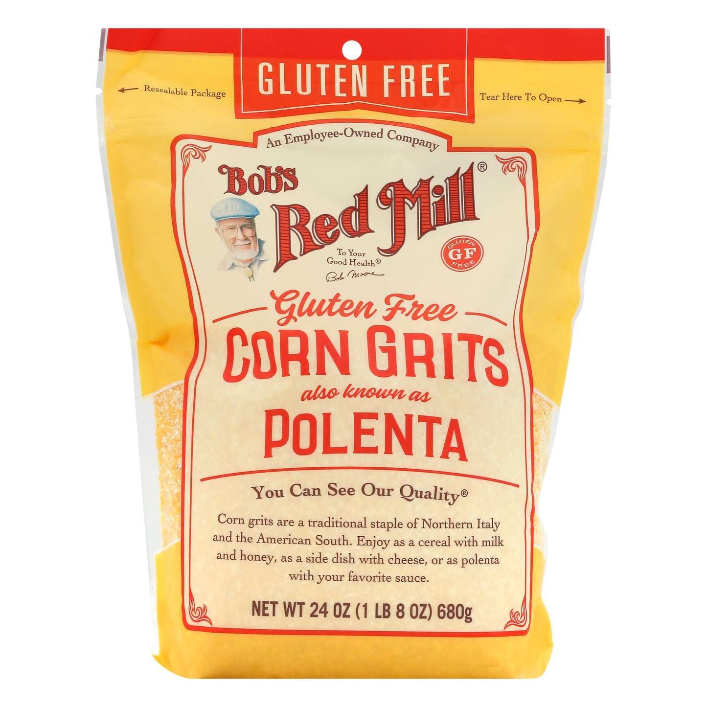 Bobs Red Mill Grits Corn Polenta 24 oz (Pack Of 4)