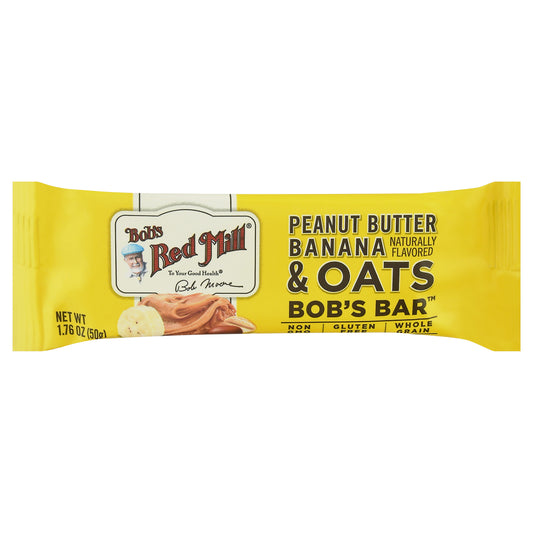 Bobs Red Mill Bar Oat Peanut Butter Banana 1.76 oz (Pack Of 12)