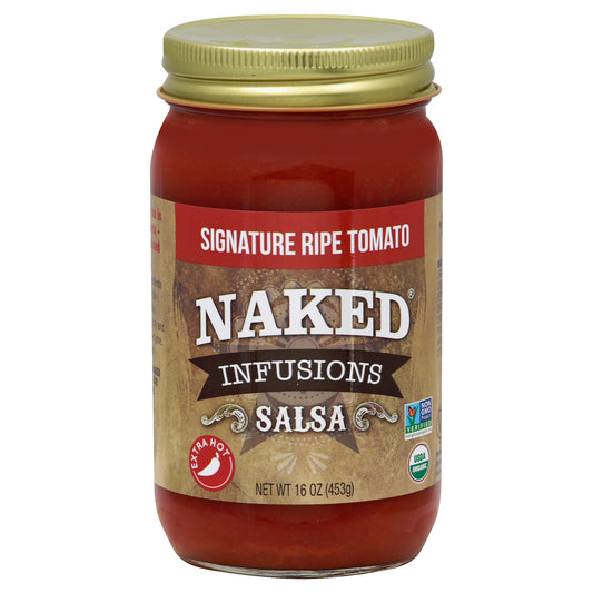 Naked Infusions Salsa Signature Hot 16 Oz (Pack Of 6)