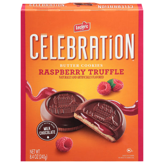 Celebration Cookies Truffle Raspberry 8.4 oz (Pack Of 12)