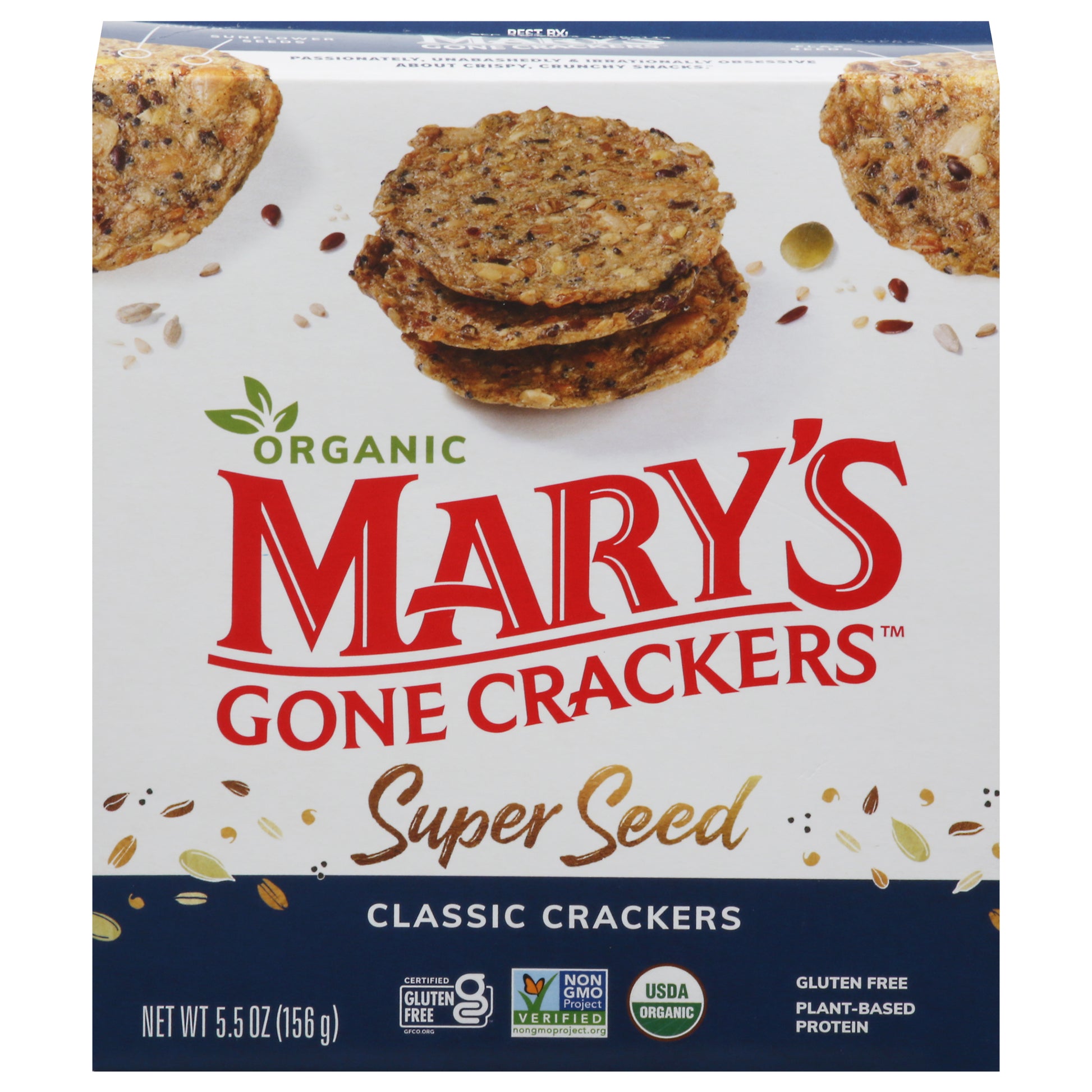 Marys Gone Crackers Cracker Super Seed 5.5 oz (Pack Of 6)