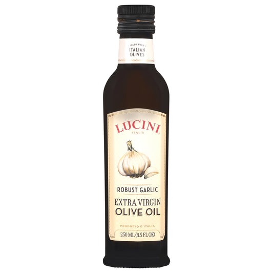 Lucini Garlic Infused Extra Virgin Olive Oil 250M 8.5 oz (Pack Of 6)