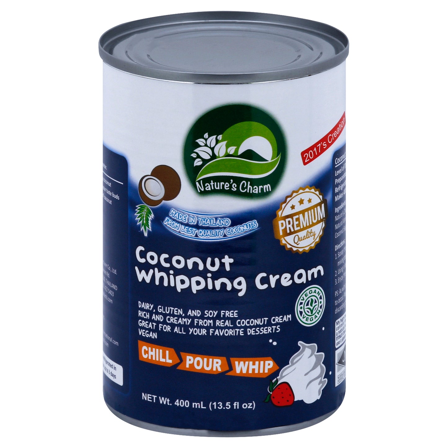 Natures Charm Cream Coconut Whipping 13.5 FO (Pack Of 6)