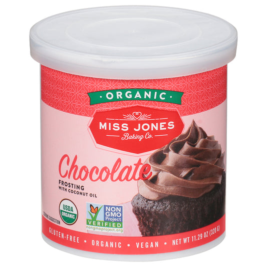 Miss Jones Baking Co Frosting Chocolate 11.29 oz (Pack Of 6)