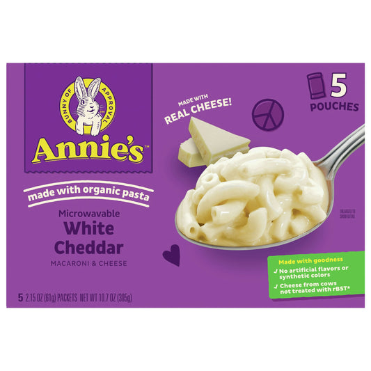 Annies Homegrown Mac & Cheese Micro Single Org3 10.7 Oz Pack of 6