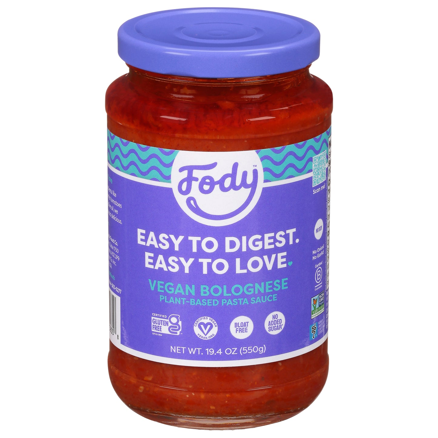 Fody Food Co Sauce Pasta Bolognese 19.4 Oz (Pack Of 6)