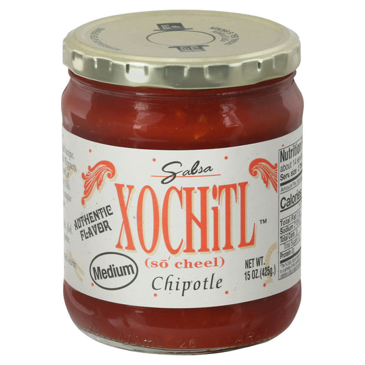 Xochitl Salsa Chipotle Meduim 15 oz (Pack of 6)