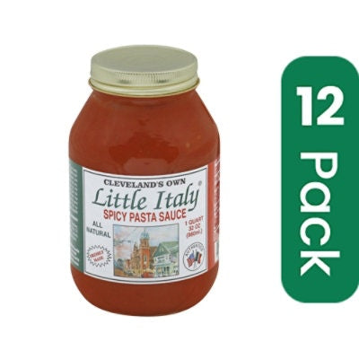 Little Italy Sauce Pasta Spicy 32 oz (Pack Of 12)