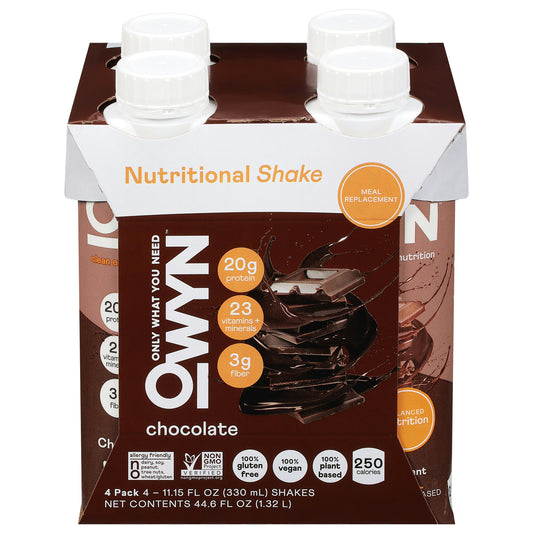 Owyn Meal RTD Chocolate 44.6 Fo Pack of 3