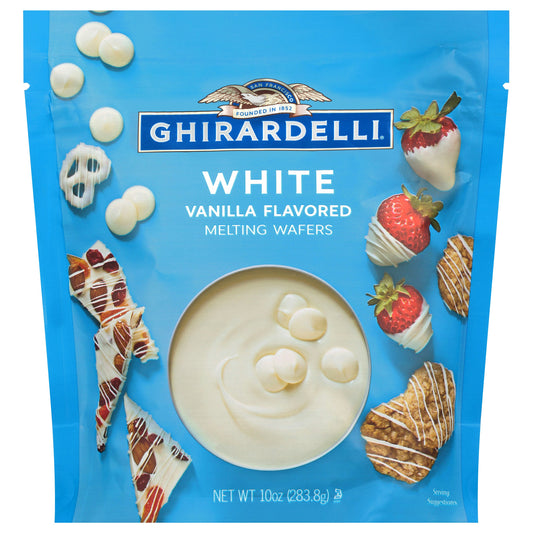 Ghirardelli Candy Making Wafer White 10 Oz Pack of 6