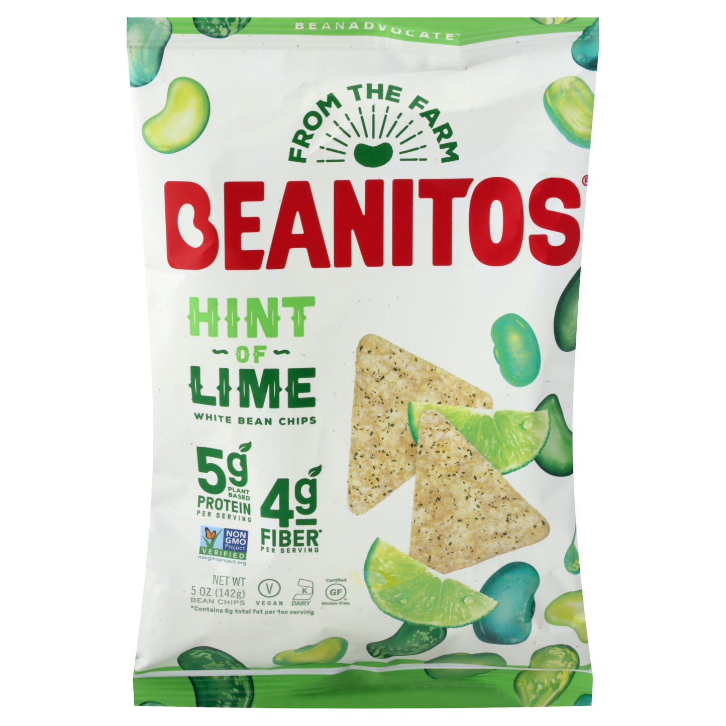 Beanitos Chps White Bean Lime Sea Salt 5 oz (Pack Of 6)