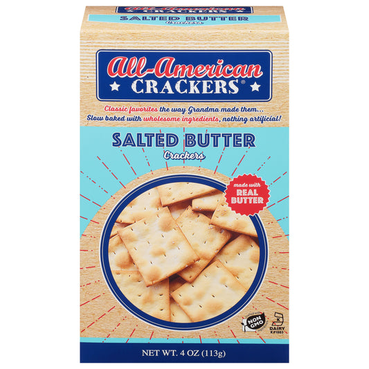 All American Cracker Light Salt 4 Oz (Pack Of 6)