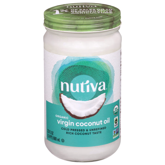 Nutiva Oil Coconut Virgin 23 FO (Pack Of 6)