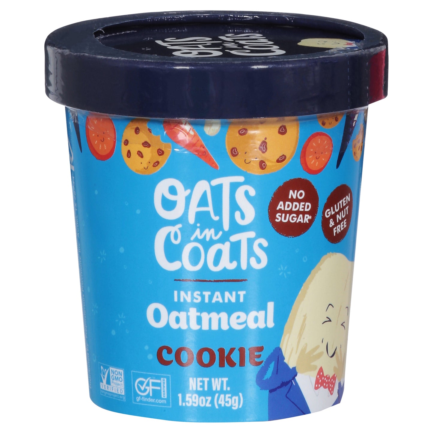 Oats In Coats Cookie Oatmeal Gluten Free 1.59 Oz (Pack Of 6)