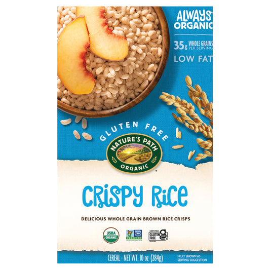 Natures Path Cereal Rice Crisp Gluten Free Organic 10 Oz (Pack Of 12)