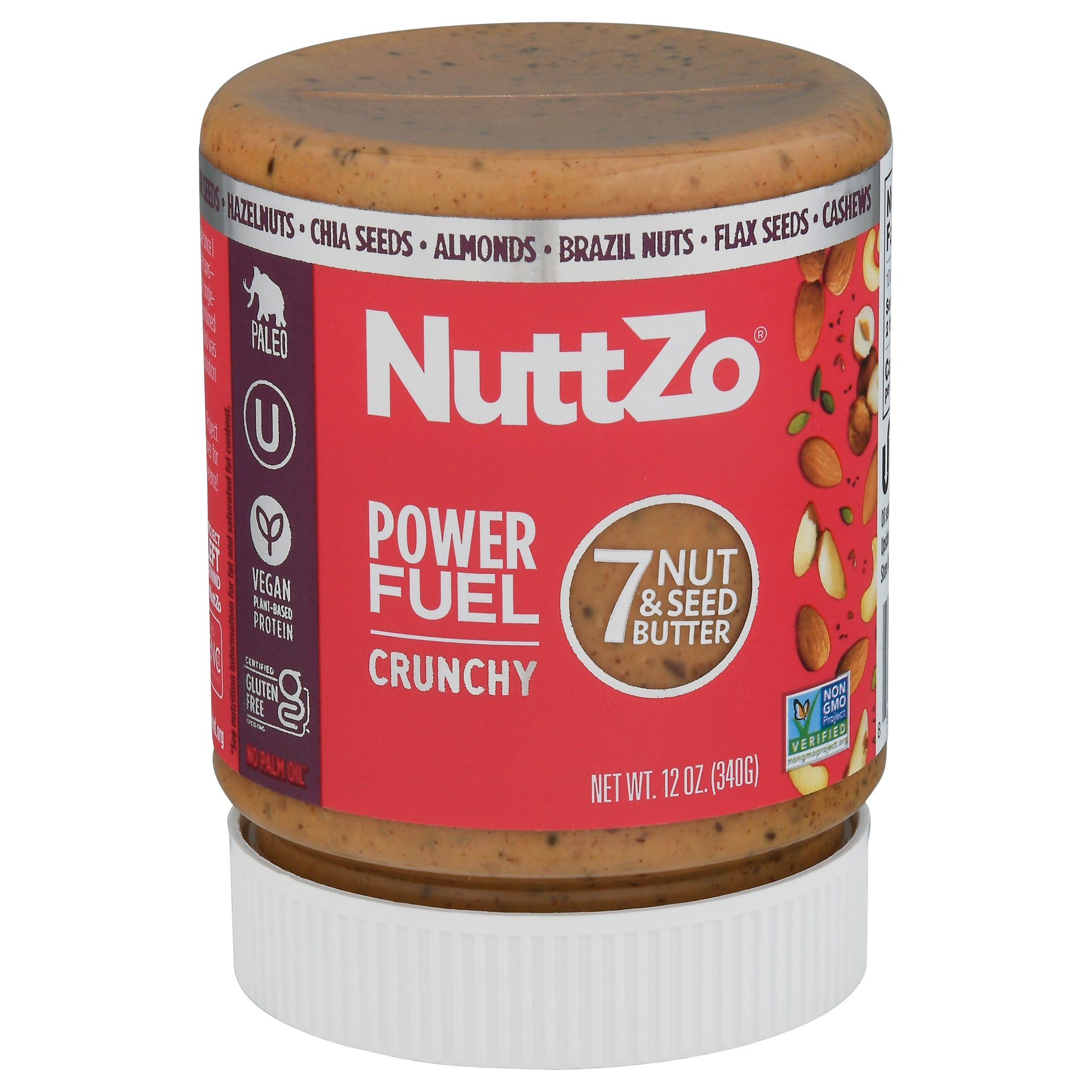 Nuttzo Power Fuel Crunchy 12 oz (Pack Of 6)