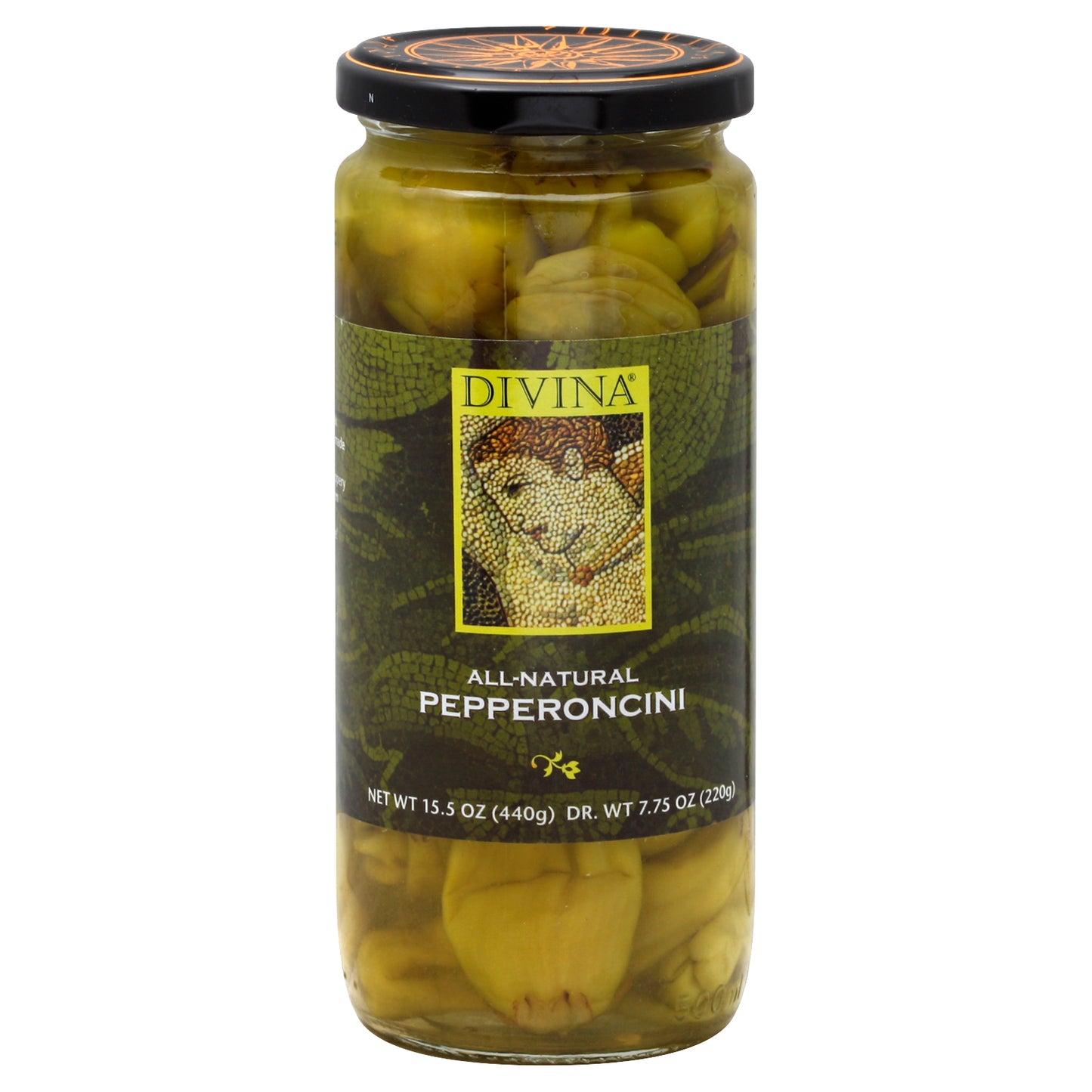 Divina Pepperoncini All Natural 15.5 Oz (Pack Of 6)