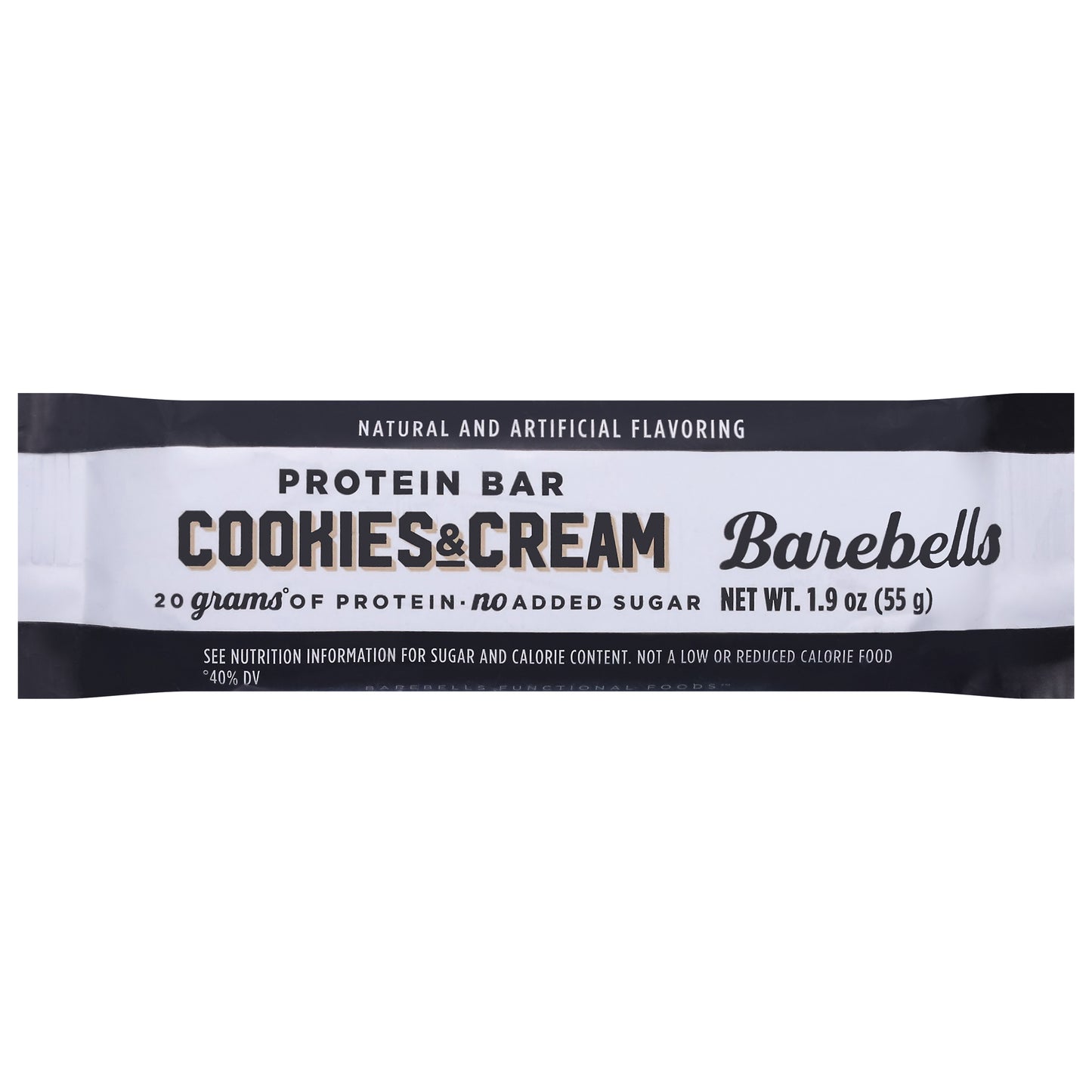 Barebells Bar Cookies And Cream 55 Gm (Pack Of 12)