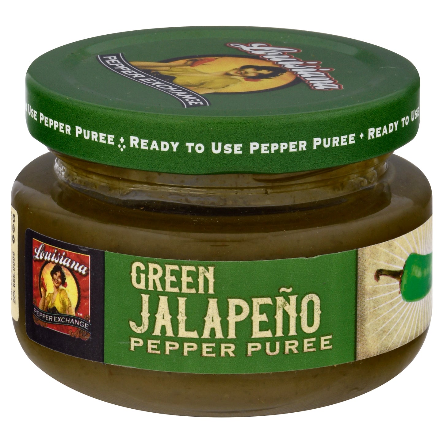 Louisiana Pepper Exchange Puree Pepper Green 4 Oz (Pack Of 12)