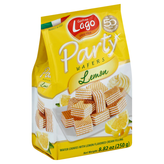 Gastone Lago Cookie Lemon Party Bag 8.82 oz (Pack Of 10)