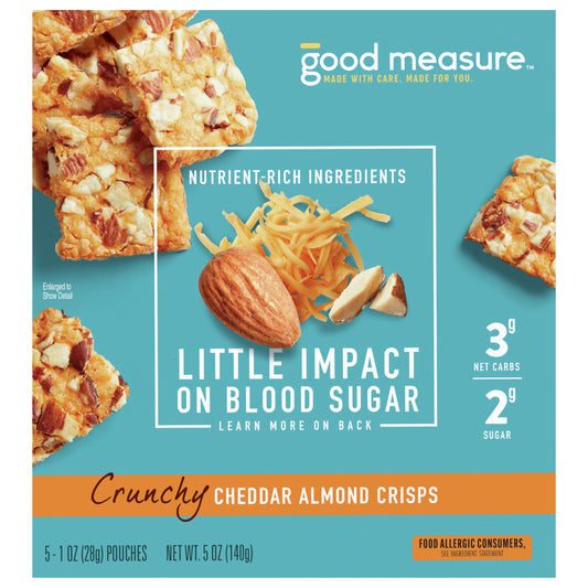 Good Measure Crisp Almond Cheddar 5Ct 5 Oz (Pack Of 6)