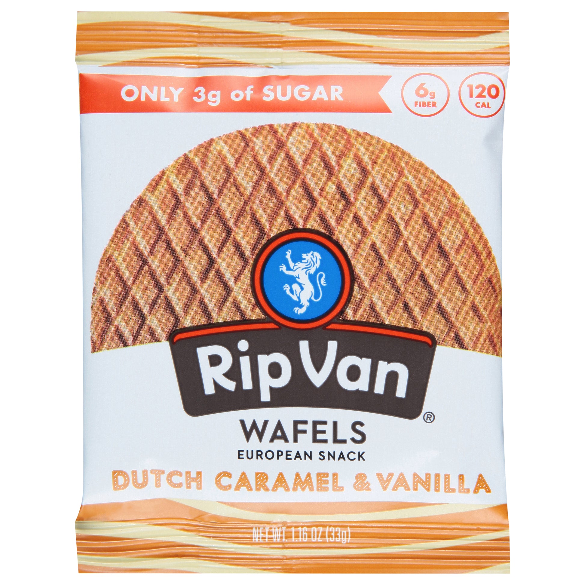 Rip Vanilla Wafel Dutch Caramel Vanilla 1.16 Oz (Pack Of 12)