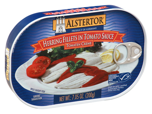 Alstertor Herring Tomato Sauce 7 Oz (Pack Of 18)