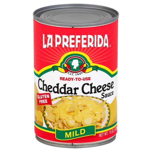 La Preferida Sauce Cheddar Cheese 15 oz (Pack Of 12)