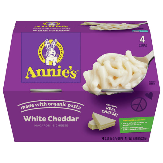 Annies Homegrown Pasta Mac N White Cheddar 8.04 oz (Pack Of 6)