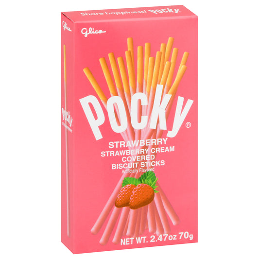 Glico Snack Pocky Strawberry Thai 2.47 oz (Pack Of 10)