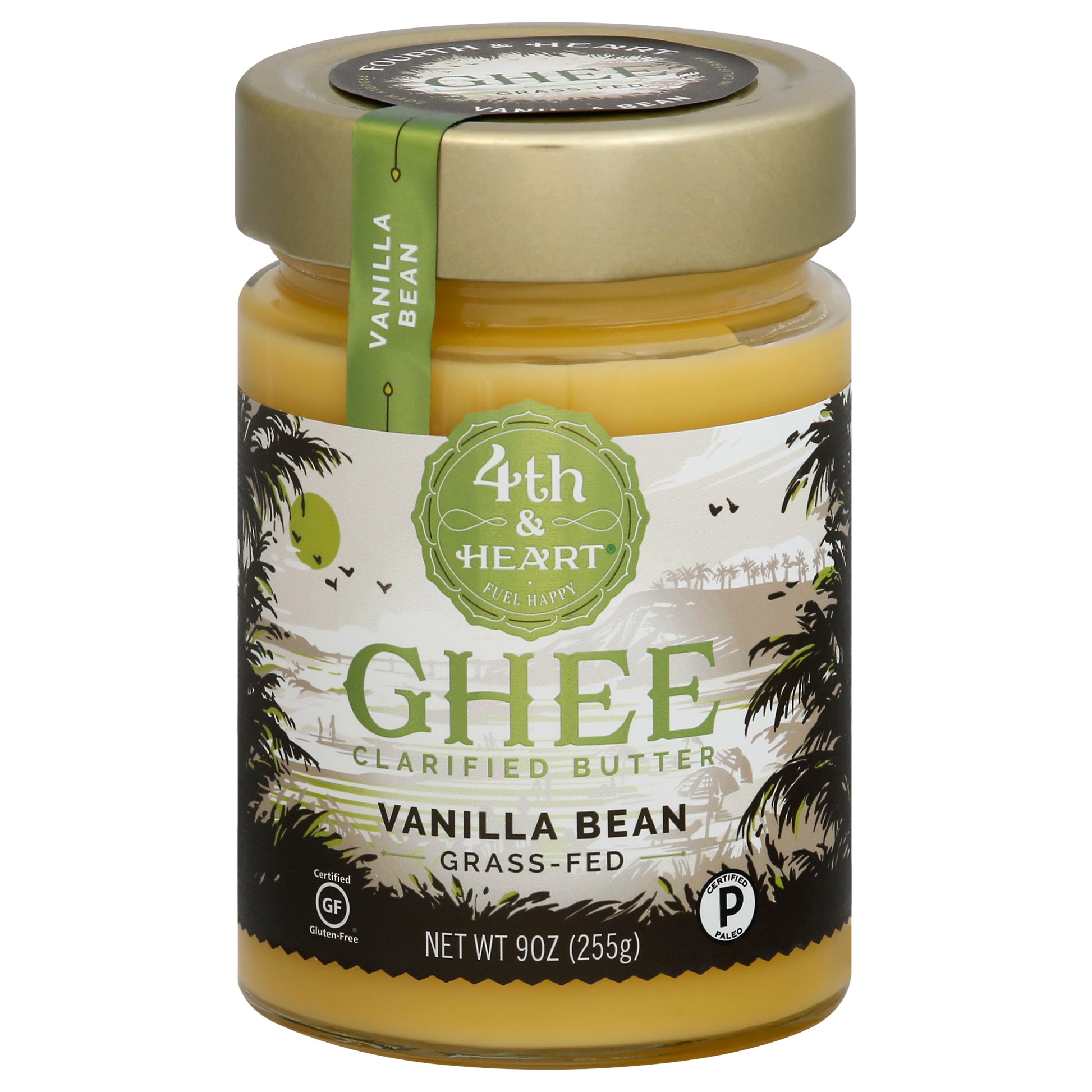 4Th Heart Ghee Vanilla Bean 9 oz (Pack Of 6)