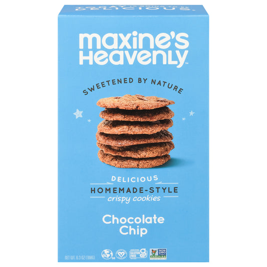 Maxines Heavenly Cookie Chocolate Chip Crispy 6.3 Oz (Pack Of 8)