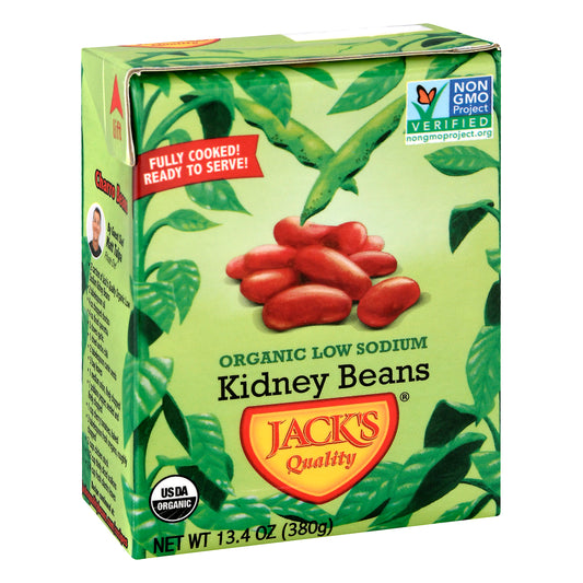 Jacks Quality Bean Red Kidney Low Sodium 13.4 oz (Pack Of 8)