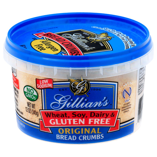 Gillians Foods Breadcrumb Gluten Free Plain 12 oz (Pack Of 12)