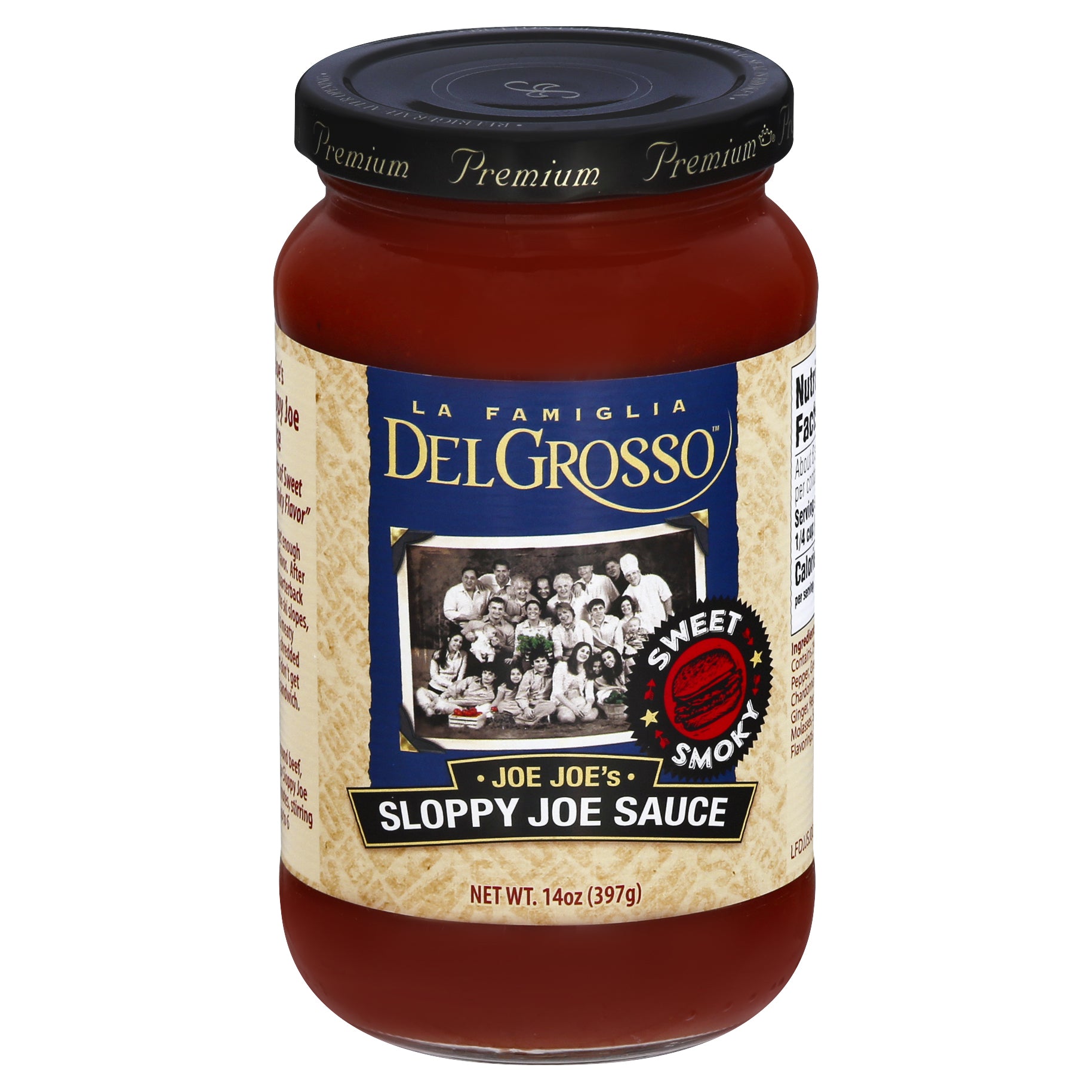 La Famiglia Delgrosso Sauce Sloppy Joe Joes 14 oz (Pack Of 12)