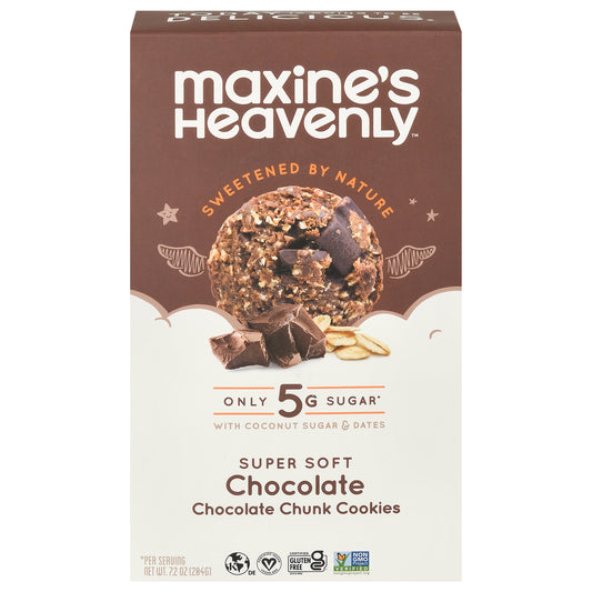 Maxines Heavenly Cookie Chocolate Choc Chunk 7.2 oz (Pack Of 8)