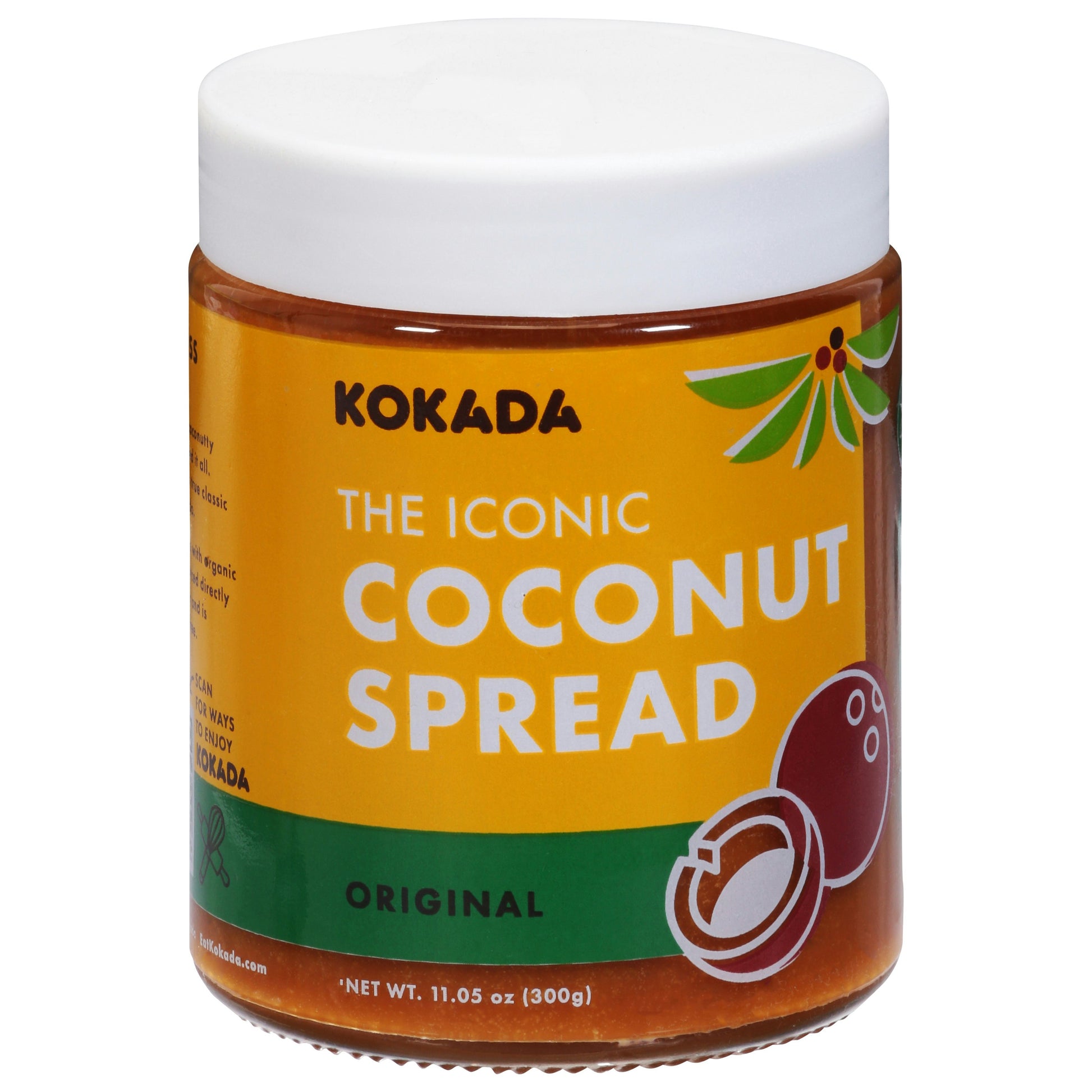 Kokada Spread Coconut Original Organic 11.05 Oz Pack of 8