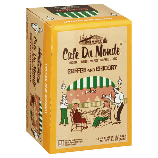 Cafe Du Mond Coffee Kcup Chicory 12 Pc Pack of 6