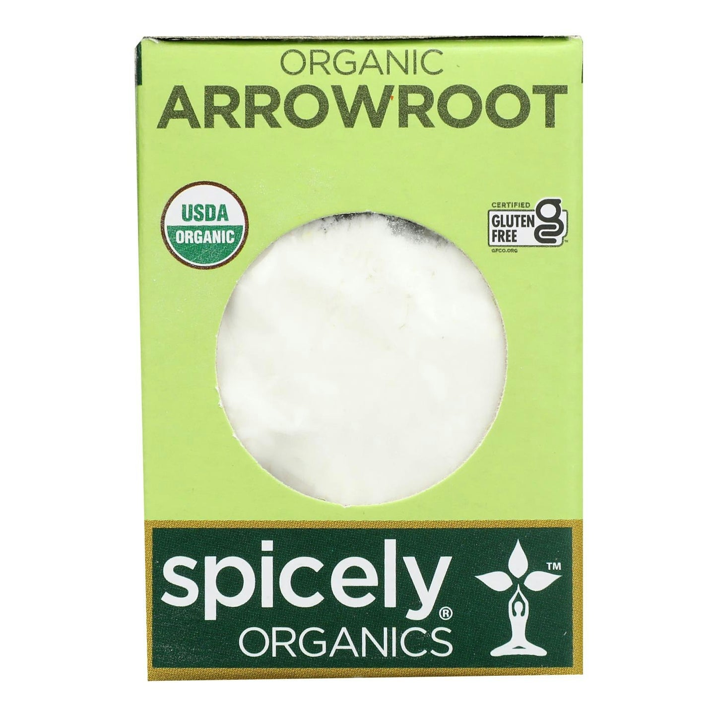 Spicely Organics - Organic Arrowroot Gluten Free .4 oz (Pack of 6)