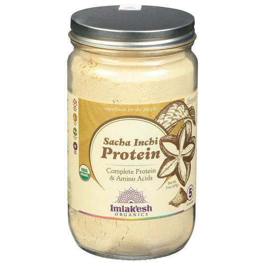 Imlakesh Organics Powder Protein Sacha Inchi 14 Oz