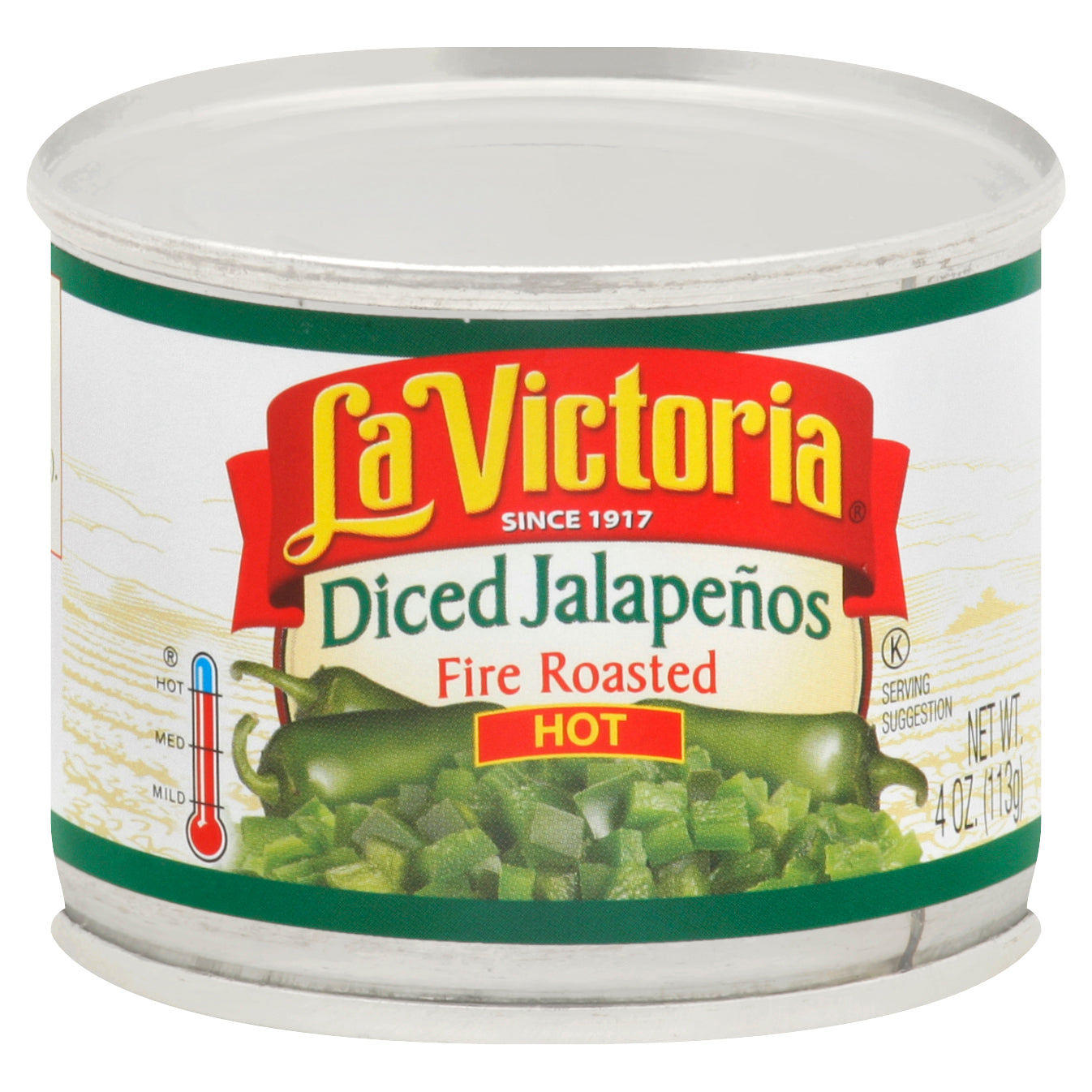 La Victoria Pepper Jalapeno Diced Hot 4 oz (Pack Of 24)