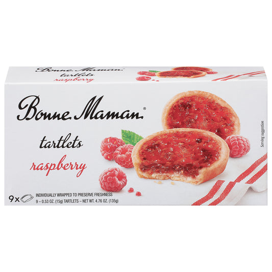 Bonne Maman Tartlets Raspberry 4.76 Oz (Pack Of 12)