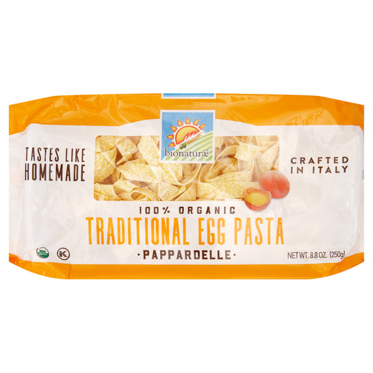 Bionaturae Pasta Egg Pappardelle Organic 8.8 oz (Pack Of 12)