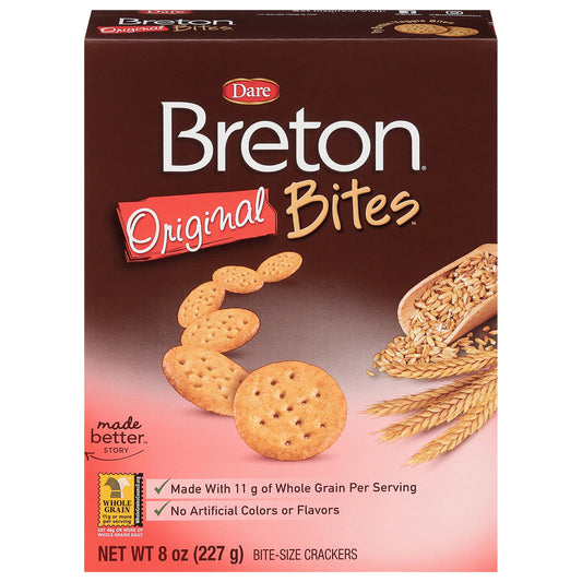 Dare Breton Cracker Mini Original 8 Oz (Pack Of 12)