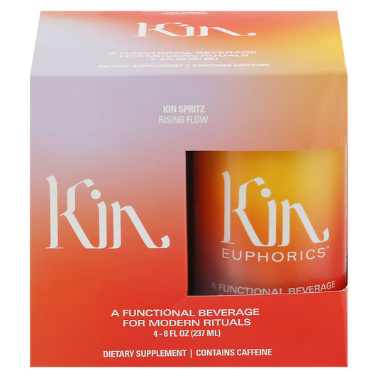 Kin Euphorics RTD Spritz Energy 4Pk 32 FO (Pack Of 6)