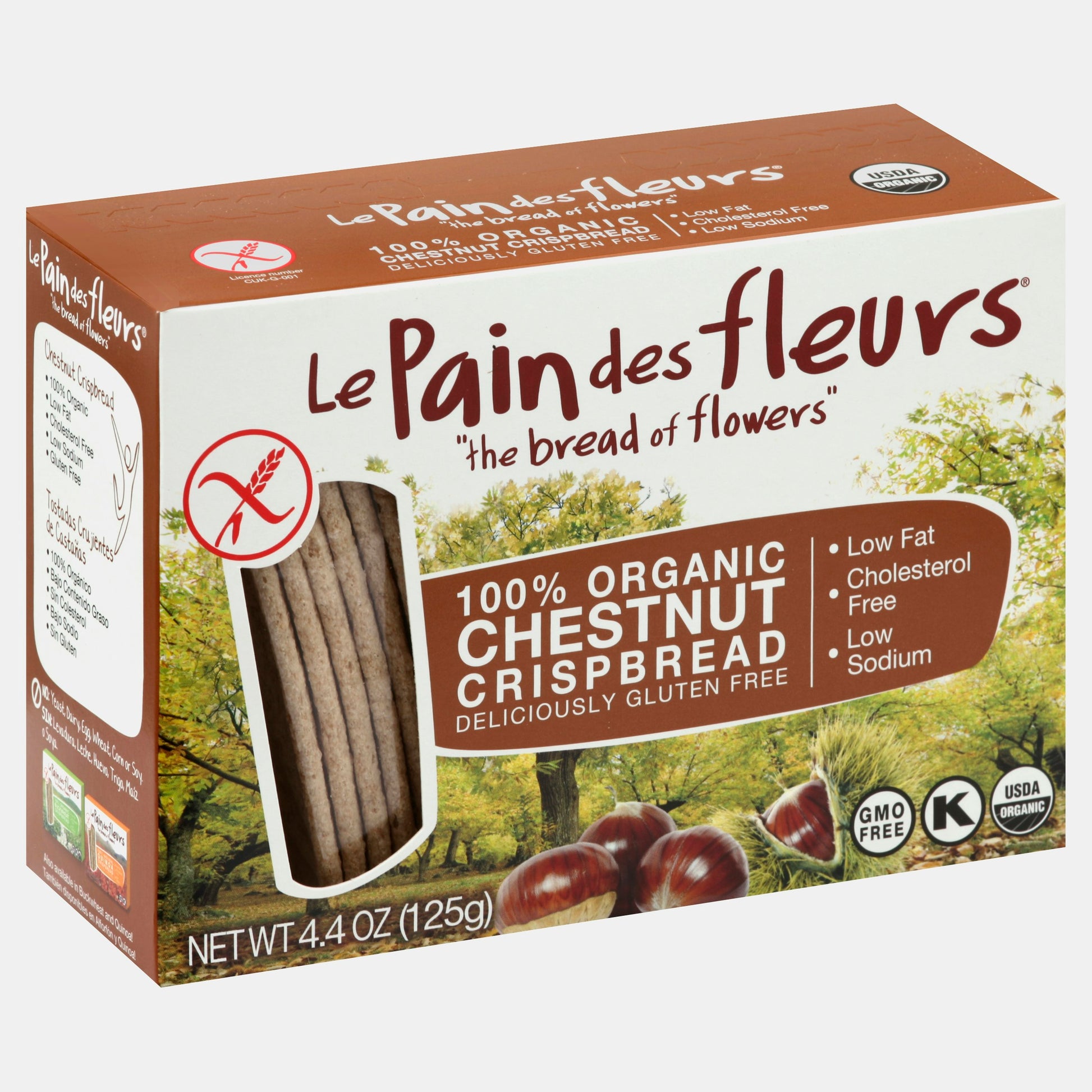 Le Pain Crispbread Chestnut 5.3 Oz (Pack of 6)